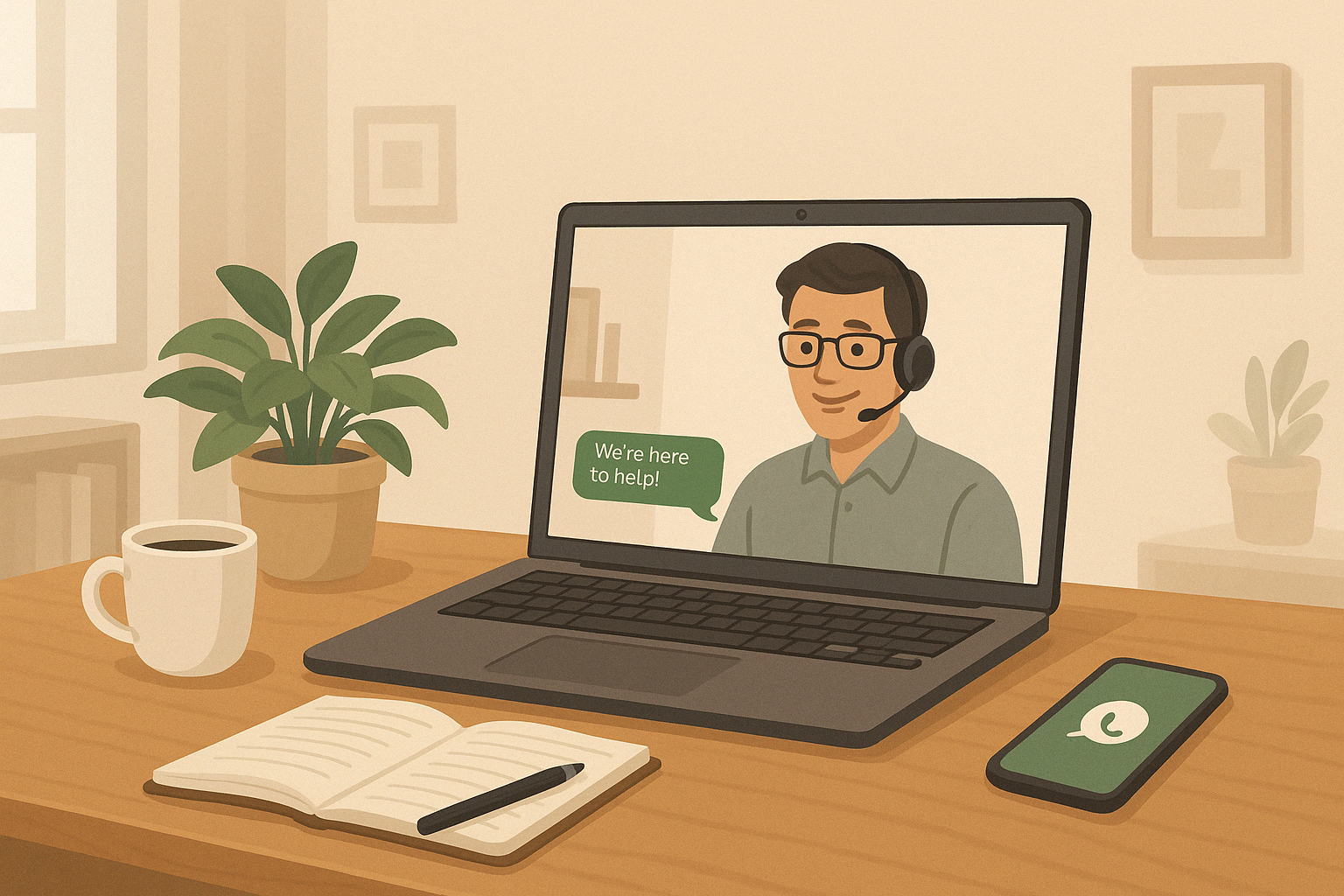 Online tutoring banner with VLE Tutors logo