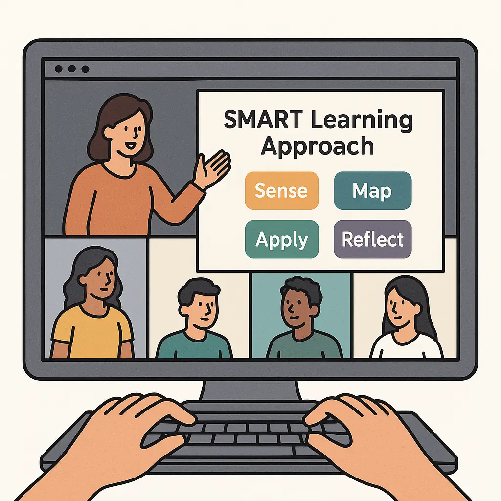 Online lesson showcasing SMART Model in action