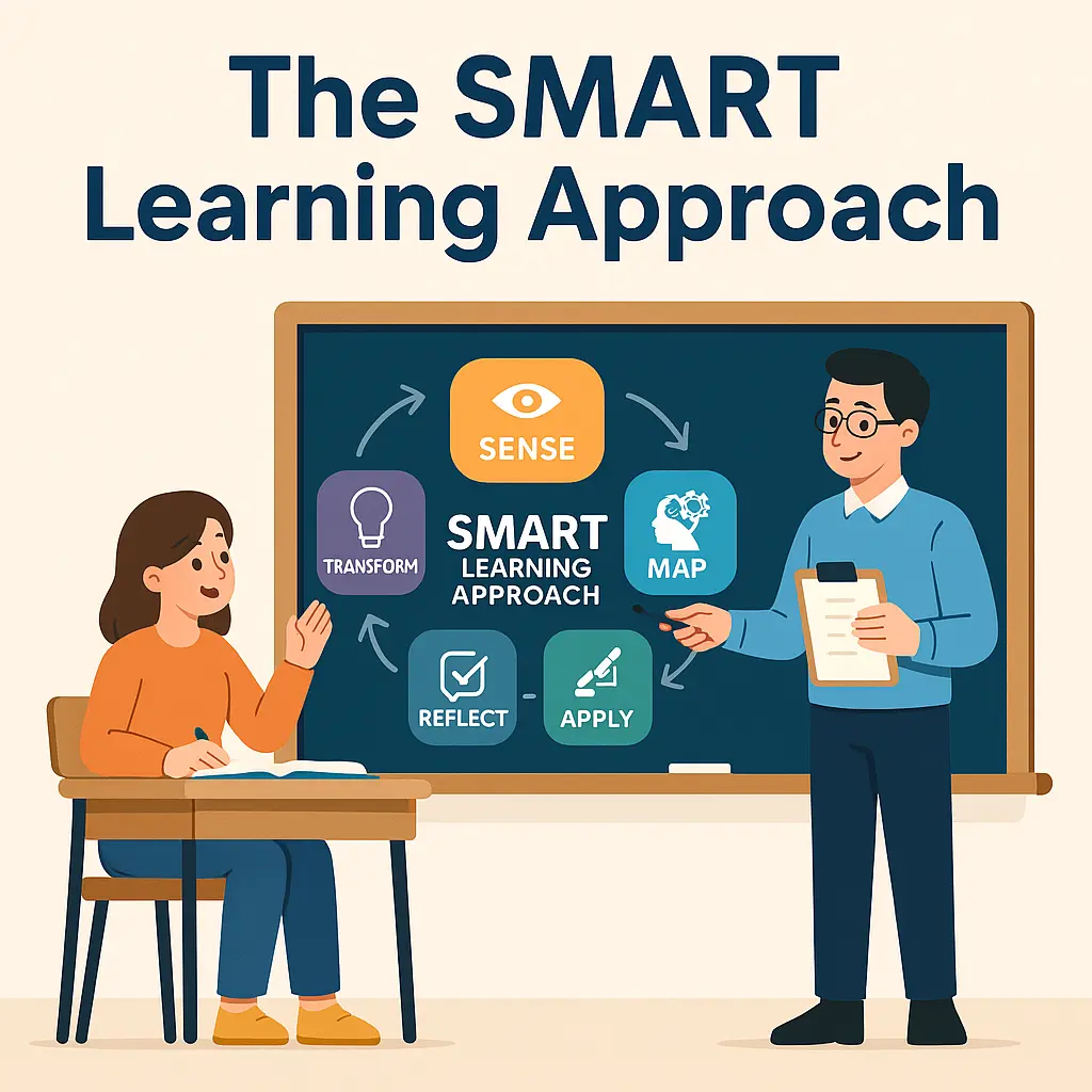 Students engaging with the SMART learning model visually