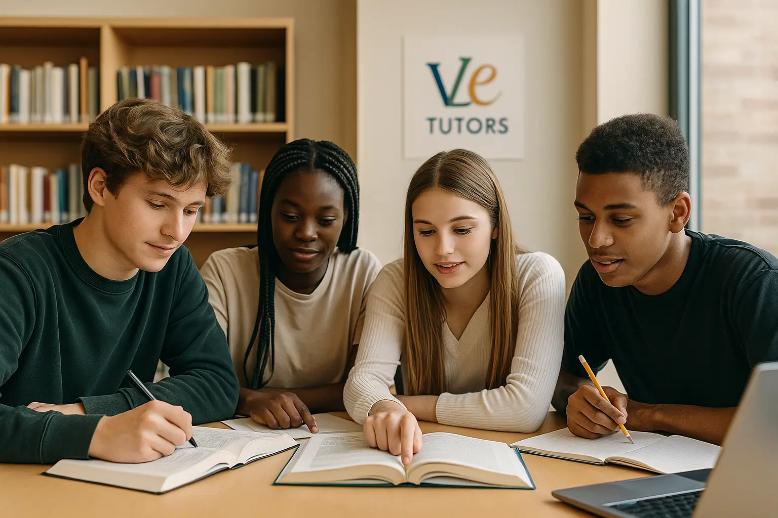 GCSE English small group tuition session